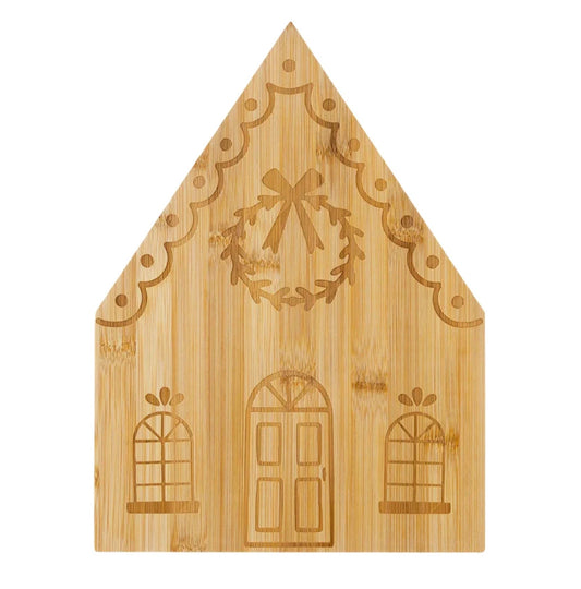Gingerbread House Bamboo Cutting Board
