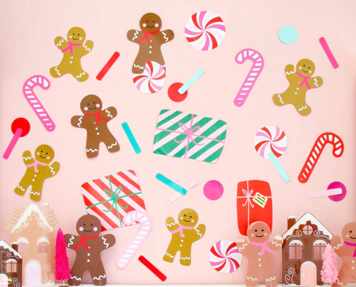 Gingerbread Giant Paper Confetti Mix