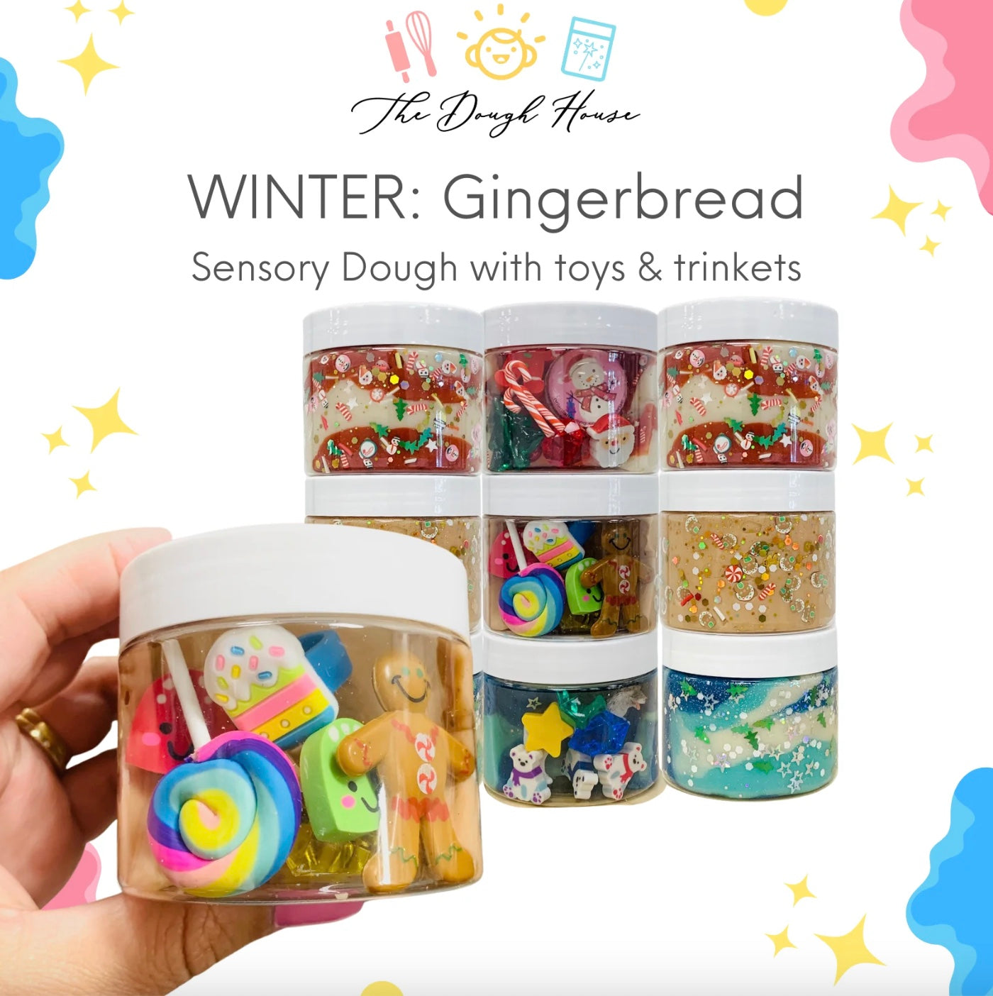 Winter Magical Jar - Gingerbread