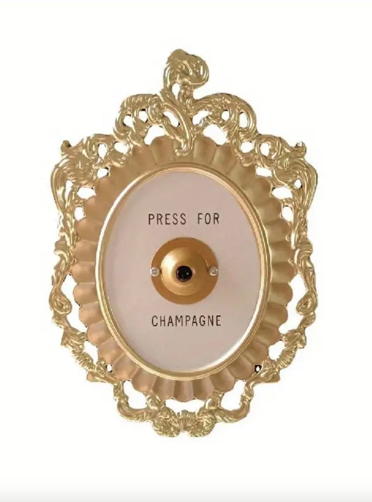 Press for Champagne Wall Button