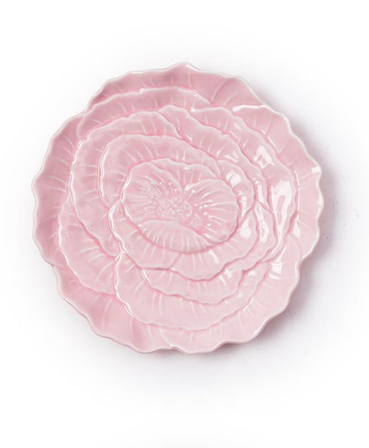 Flower Appetizer Dish - Pink