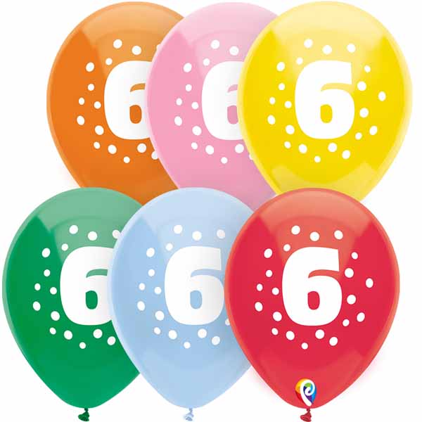 Balloon Bundle - Multi Number Bunch #6