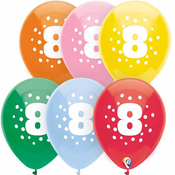 Balloon Bundle - Multi Number Bunch #8
