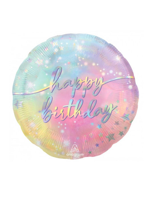 Foil Balloon- 28" Luminous Birthday