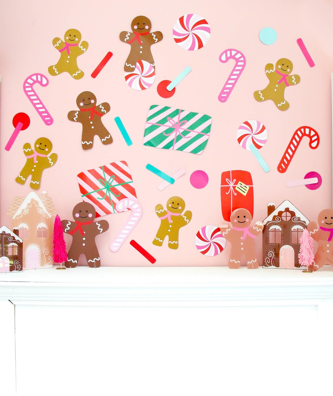Gingerbread Giant Paper Confetti Mix