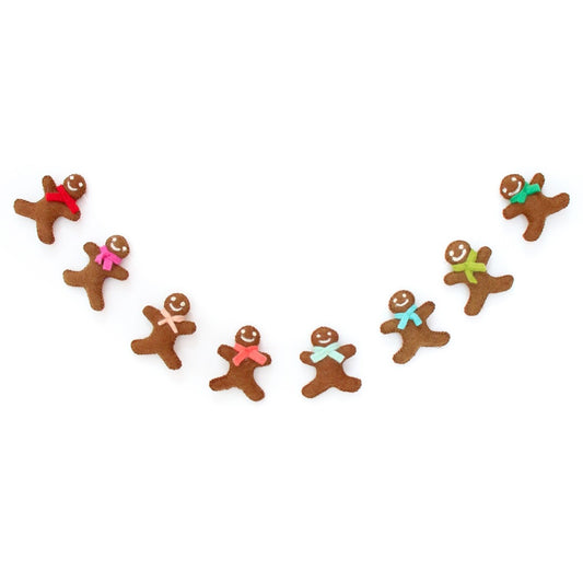 Felt Ornament Set - Gingerbread