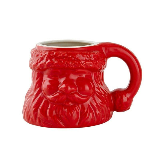 Holiday Shaped Mug - Santa Red