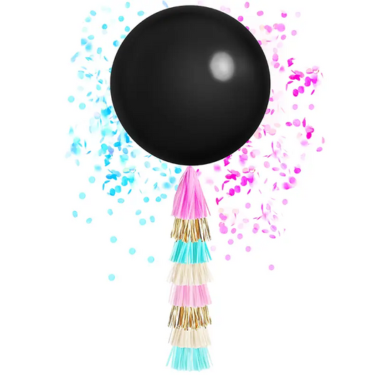 Jumbo Balloon & Tassel Tail - Gender Reveal