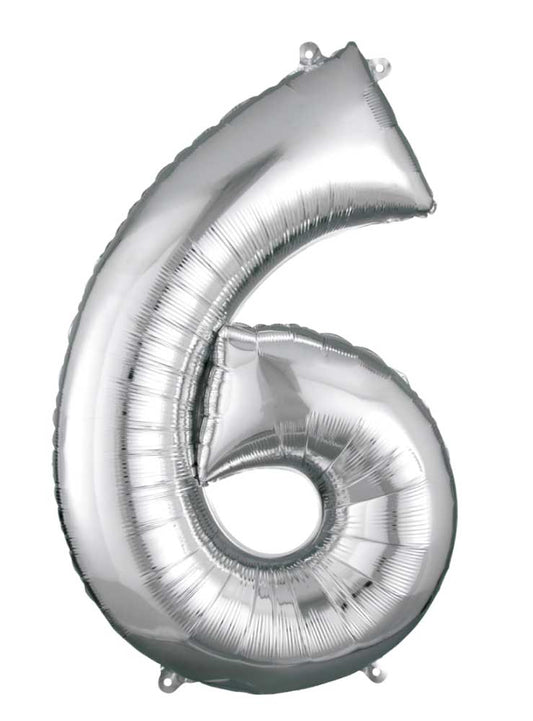 Megaloon Number Balloon - 40" (Number 6)
