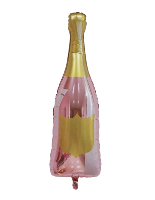 Foil Balloon - 40" Pink Champagne Bottle