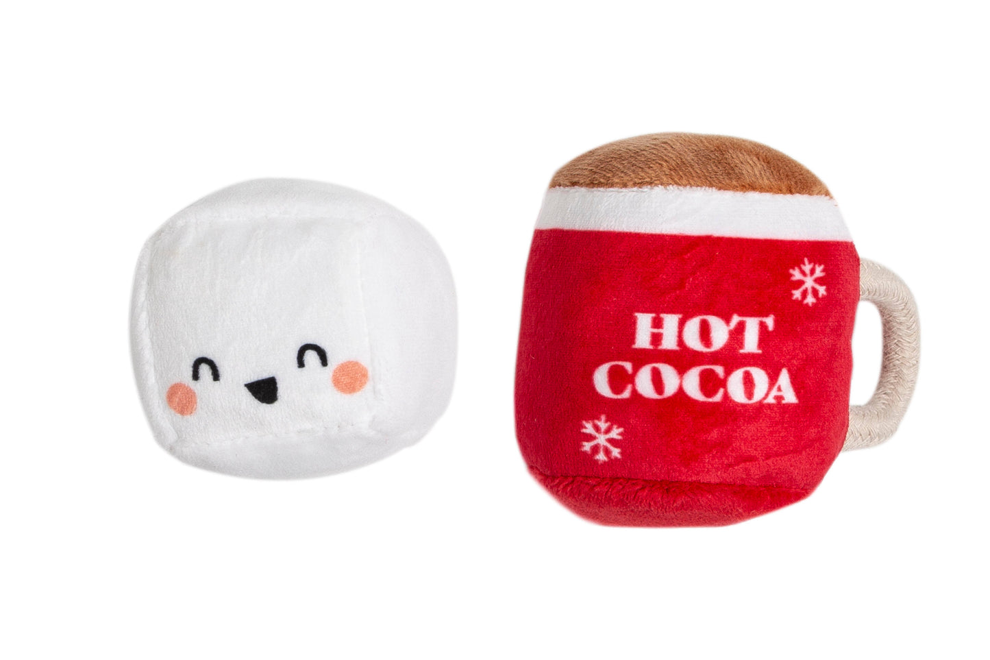 Holiday Hot Cocoa Cat Toys, Set of 2