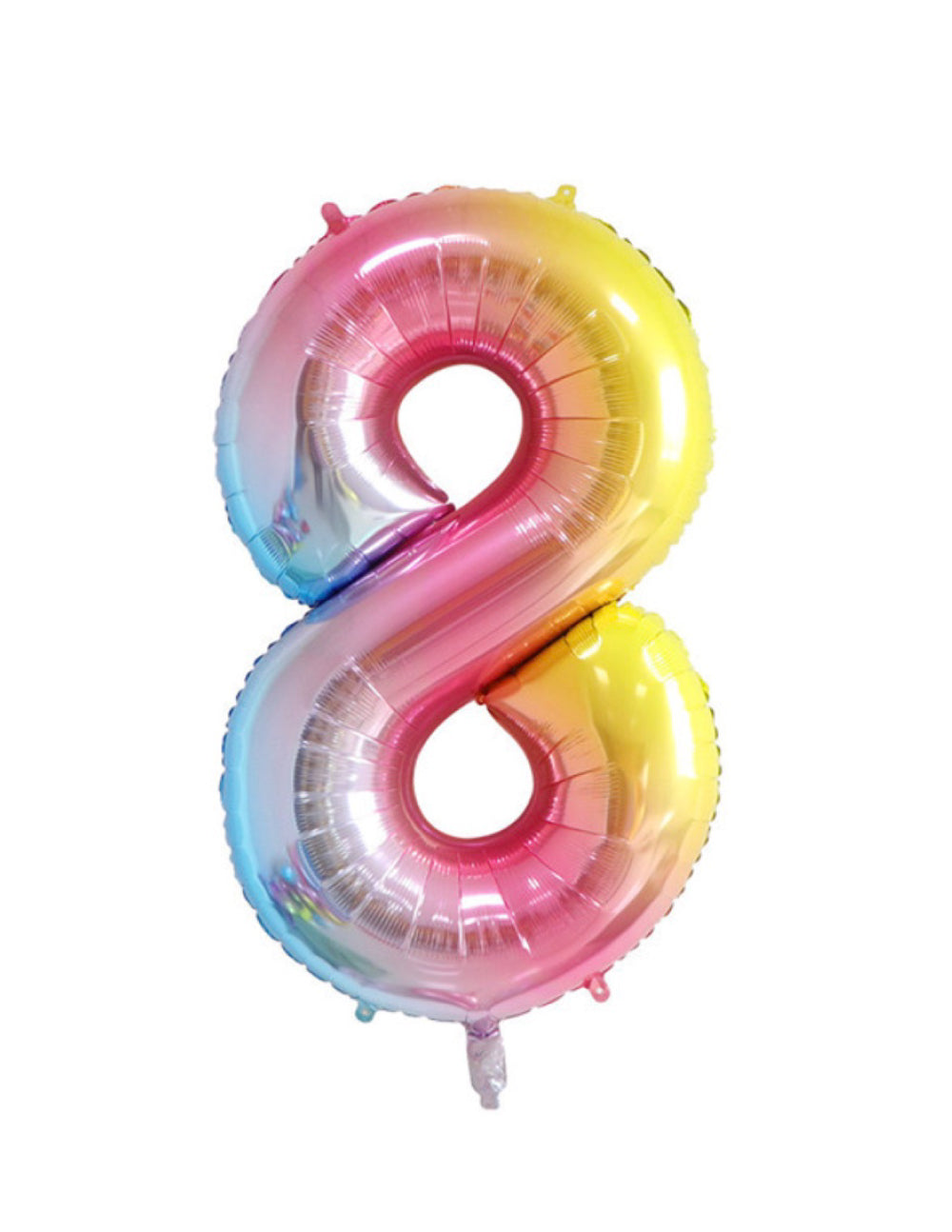 Rainbow Ombre Number Balloon - 32" (Number 8)